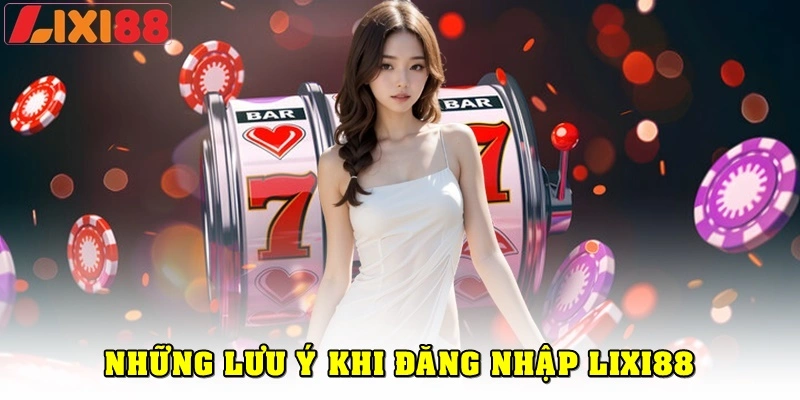 Những lưu ý bạn cần biết khi đăng nhập Lixi88