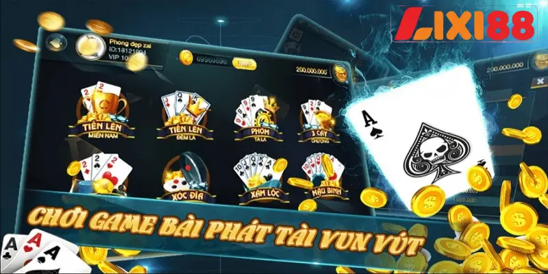 Game bài LIXI88 cực kỳ phong phú