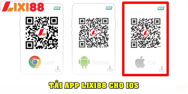 Quy trình tải app Lixi88 trên HĐH iOS